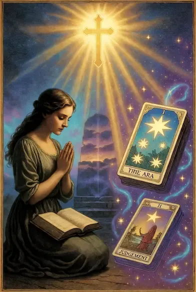 Faith and tarot and christianity