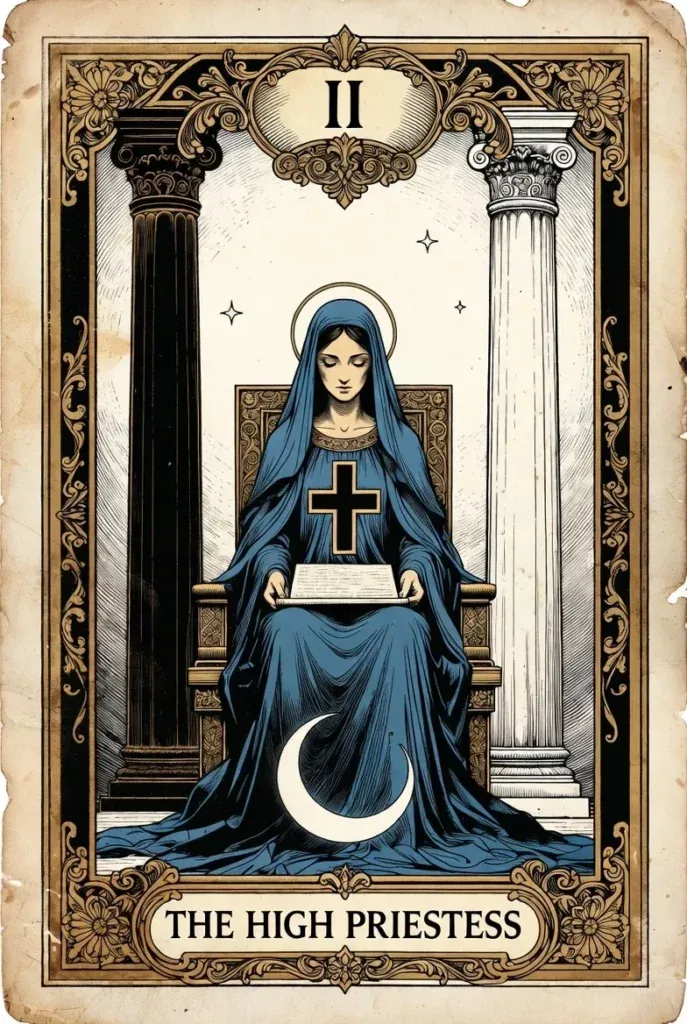The High Priestess tarot card