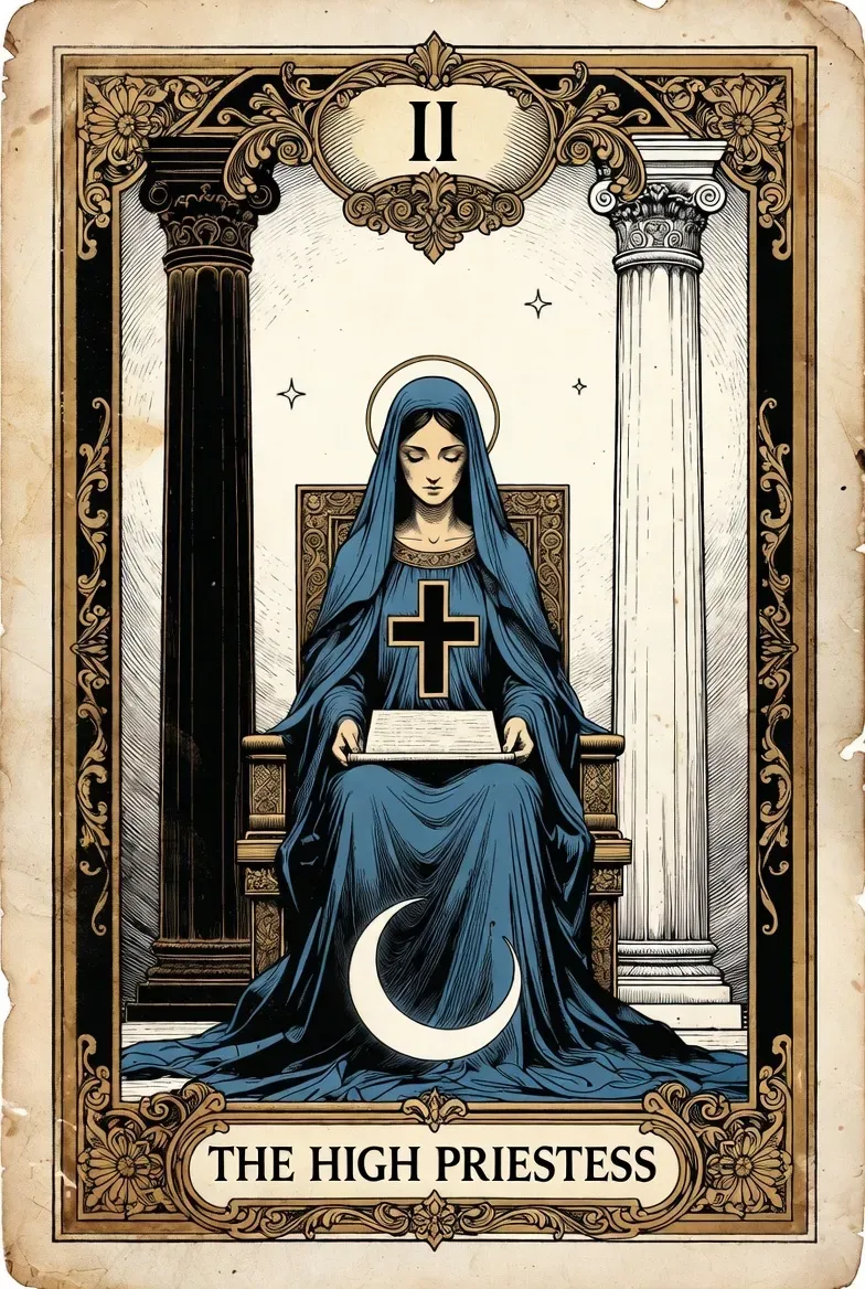 The High Priestess tarot card