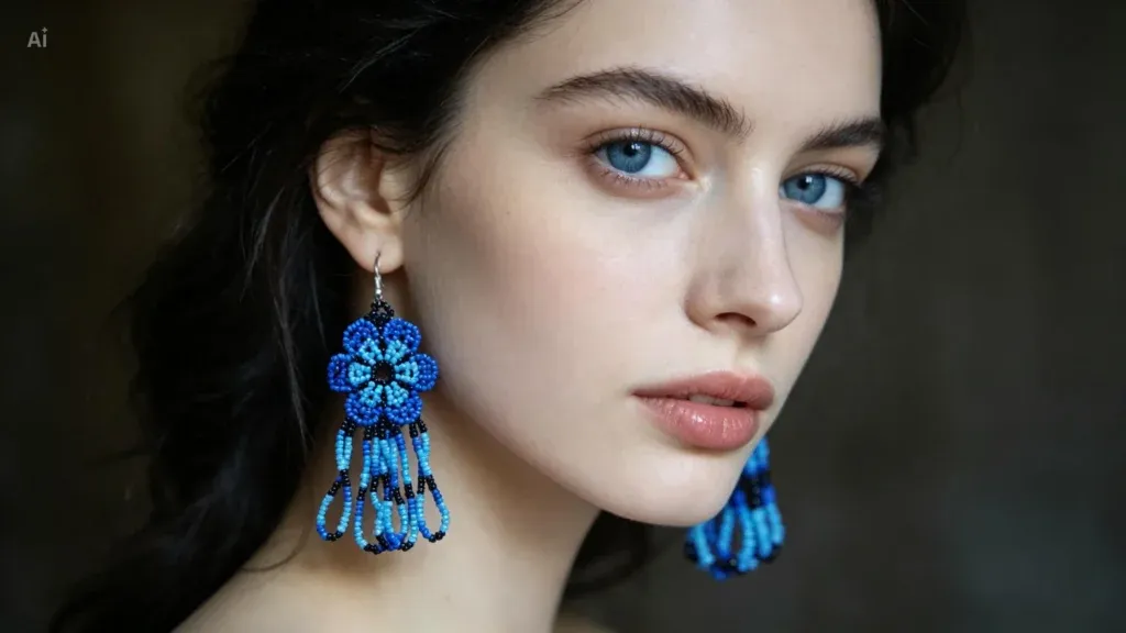 Lavanya boho earrings hand made